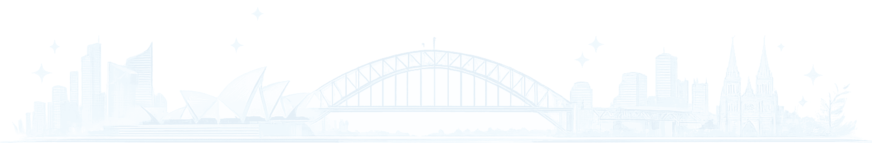 Sydney city skyline illustration